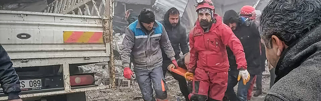 schweres Erdbeben in der Türkei und Syrien
